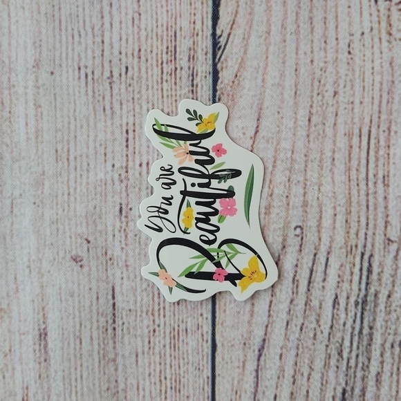You Are Beautiful Sticker NEW - Picture 1 of 5